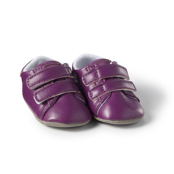 Chaussures pour bébé mauves - grandeur 17