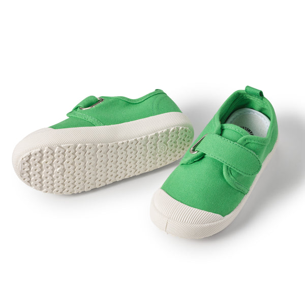 Toddler canvas shoes - green (size 25)